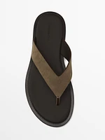 Sandales à entredoigt