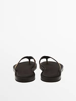 Sandales à entredoigt