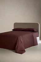 PERCALE COTTON FITTED SHEET | 11.8" THICK ( THREAD COUNT