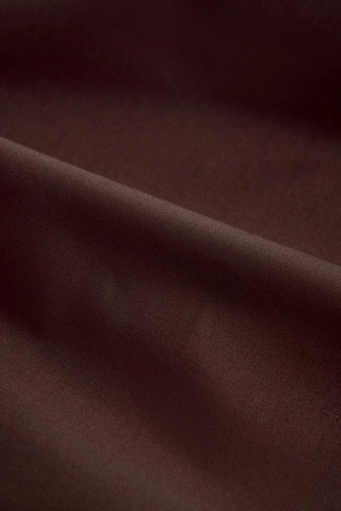 PERCALE COTTON FITTED SHEET | 11.8" THICK ( THREAD COUNT