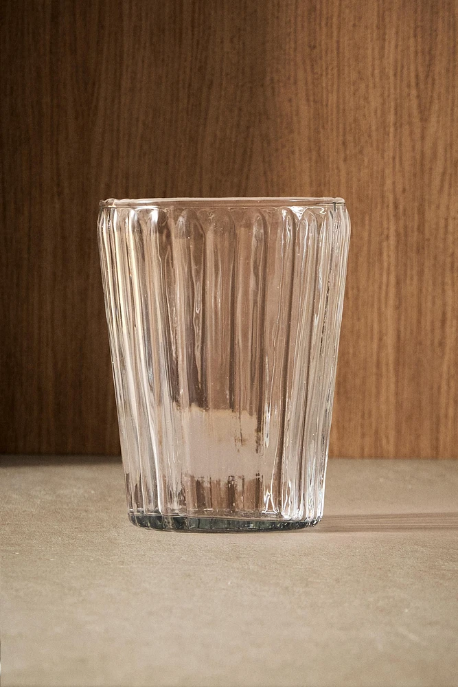 VERRE RELIEF VERRE RECYCLABLE