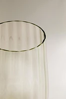 VERRE À VIN RECYCLABLE LIGNES