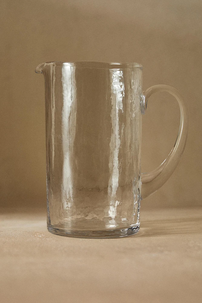 PICHET VERRE RECYCLABLE MARTELÉ