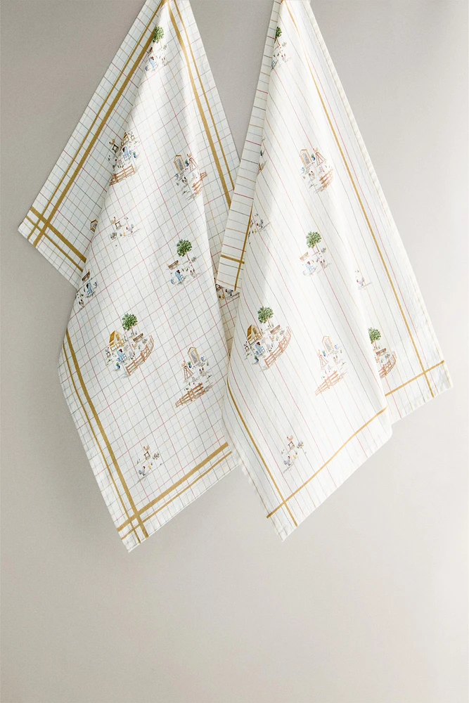 PRINTED KITCHEN TOWELS (SET OF 2)