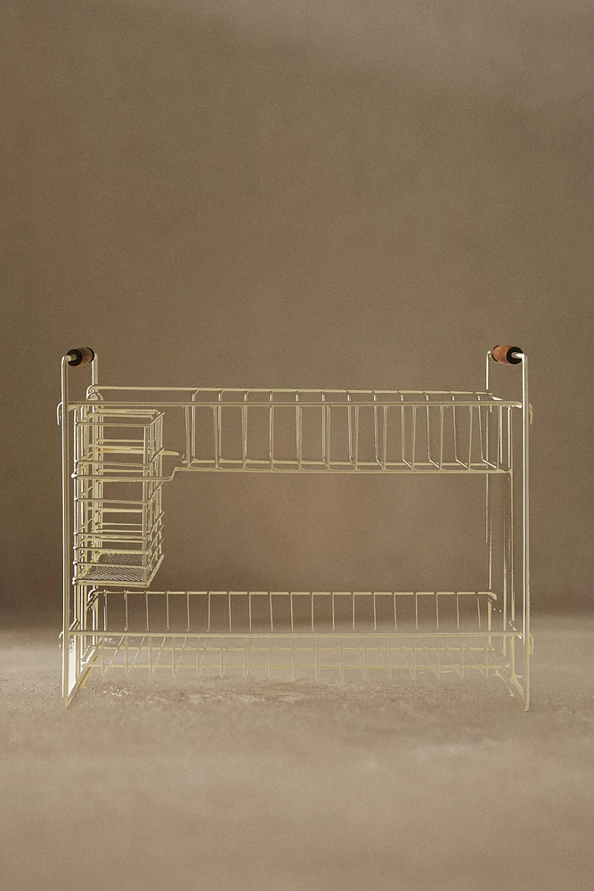 LACQUERED METAL DISH RACK