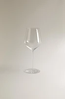 BLOWN CRYSTALLINE WINE GLASS