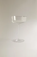 COUPE À CAVA VERRE SOUFFLÉ CRISTALLIN