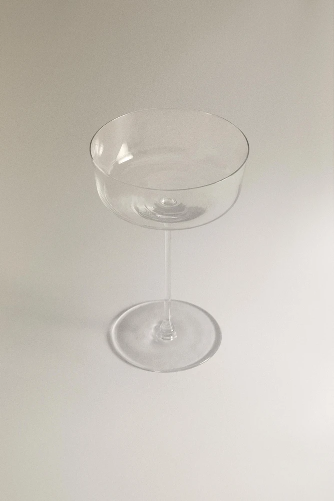 COUPE À CAVA VERRE SOUFFLÉ CRISTALLIN