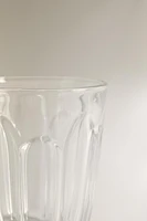 COFFEE TUMBLER WITH RAISED DESIGN