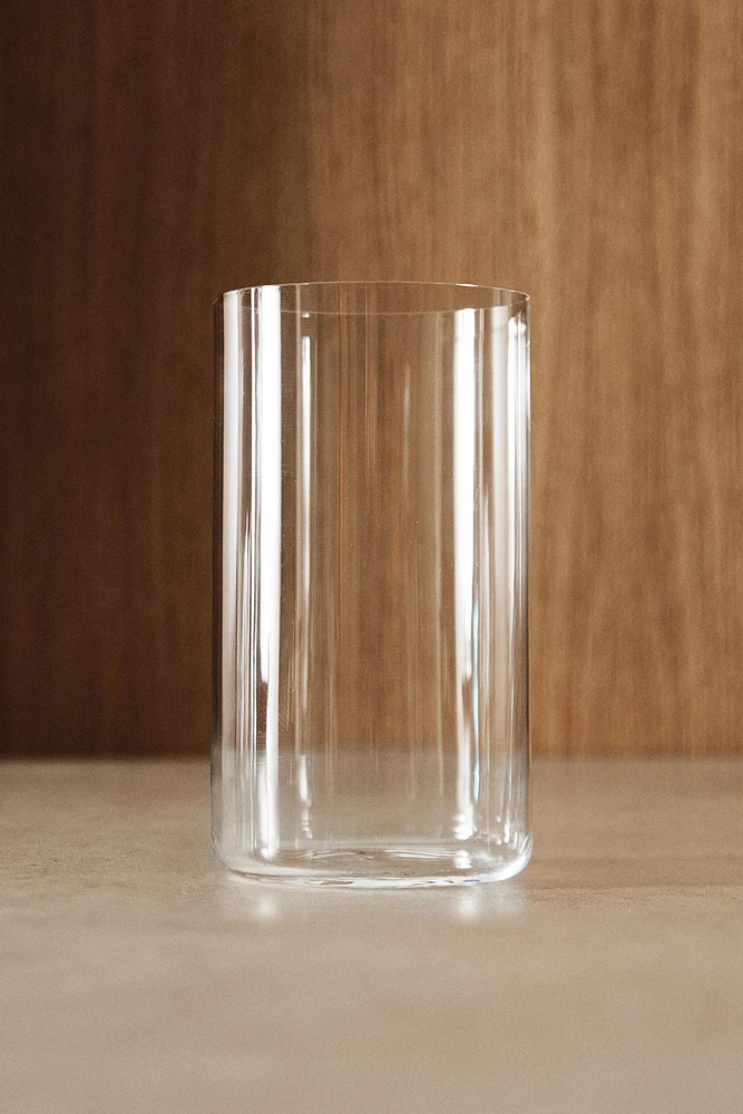 STRAIGHT CRYSTALLINE SOFT DRINK TUMBLER