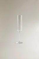 STRAIGHT CRYSTALLINE FLUTE GLASS