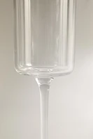 STRAIGHT CRYSTALLINE FLUTE GLASS