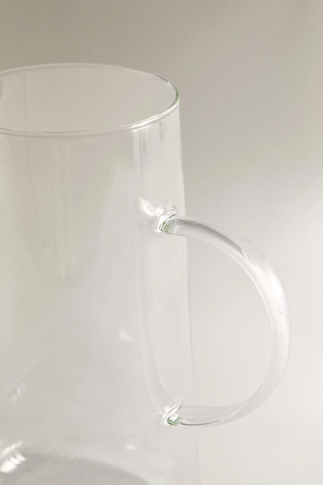 BOROSILICATE GLASS PITCHER