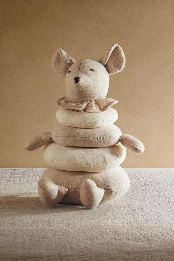 CHILDREN’S STACKER MOUSE PLUSH TOY