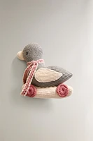 CHILDREN’S DUCKLING PLUSH TOY RATTLE