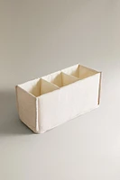 CHILDREN’S LINEN POPLIN TABLE ORGANIZER