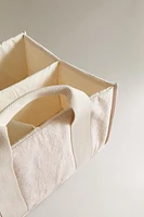 CHILDREN’S LINEN POPLIN TABLE ORGANIZER