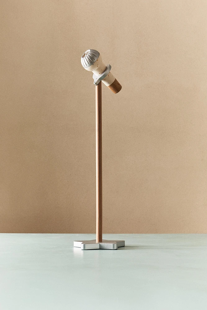 CHILDREN'S TOY MICROPHONE WITH STAND