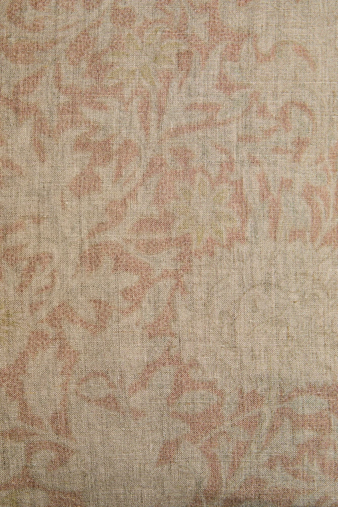 HOUSSE DE COUSSIN LIN DÉLAVÉ IMPRIMÉ MORRIS & CO