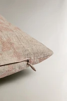 HOUSSE DE COUSSIN LIN DÉLAVÉ IMPRIMÉ MORRIS & CO