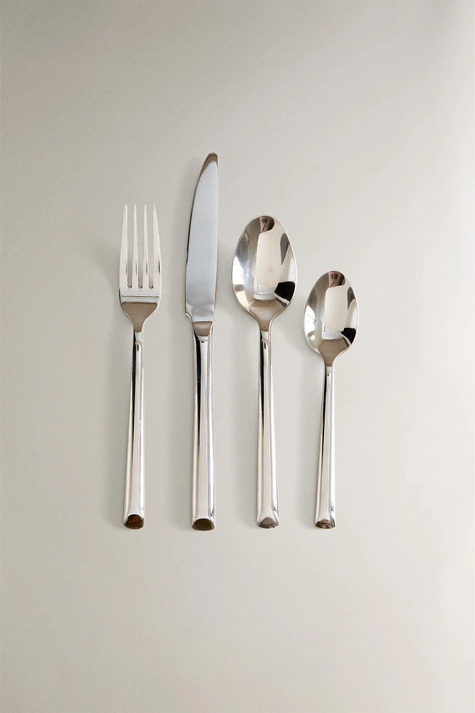 4-PIECE FORGED STEEL FLATWARE SET