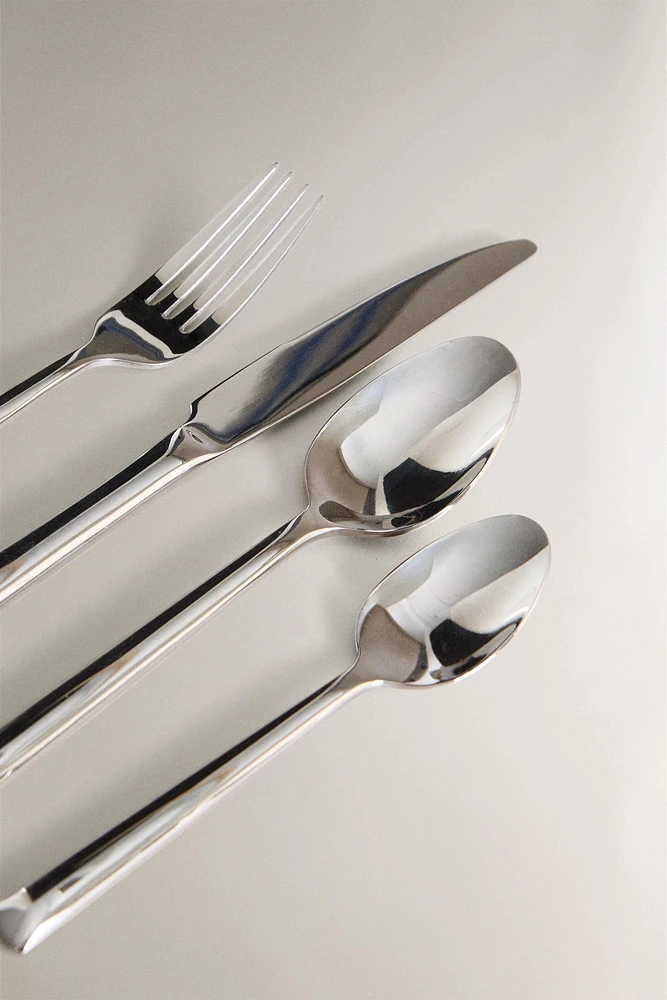 4-PIECE FORGED STEEL FLATWARE SET