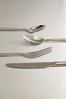 4-PIECE FORGED STEEL FLATWARE SET