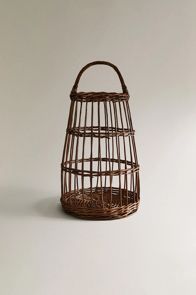 TALL RATTAN BASKET