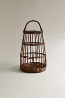 TALL RATTAN BASKET