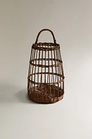 TALL RATTAN BASKET