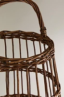 TALL RATTAN BASKET