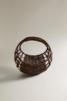 RATTAN STORAGE BASKET