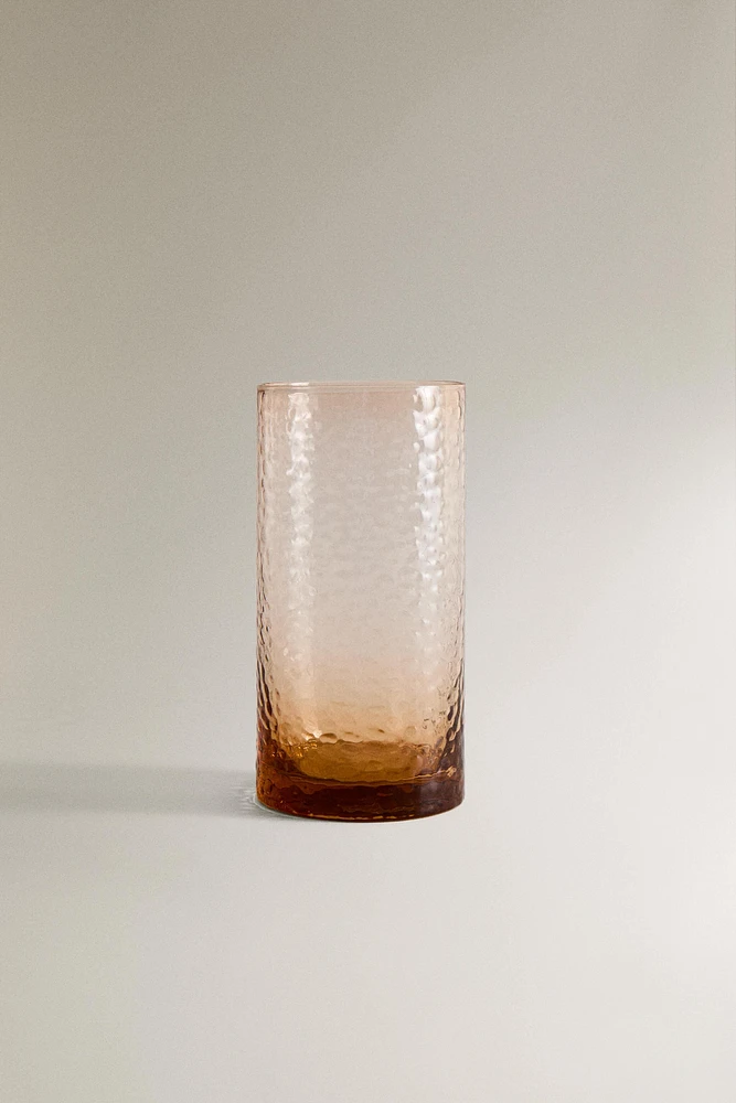 VERRE À SODA MARTELÉ