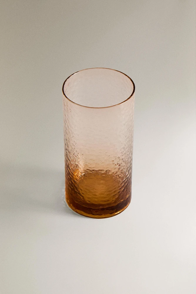 VERRE À SODA MARTELÉ