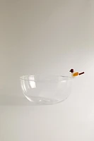 BIRD BOROSILICATE GLASS BOWL