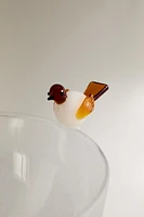 BIRD BOROSILICATE GLASS BOWL