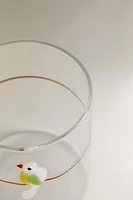 VERRE BOROSILICATE OISEAU