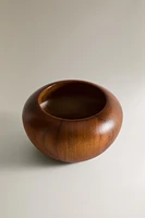 DECORATIVE TEAK BOWL