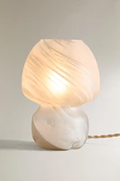 LAMPE DE TABLE VERRE CHAMPIGNON