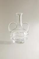 BLOWN GLASS VASE