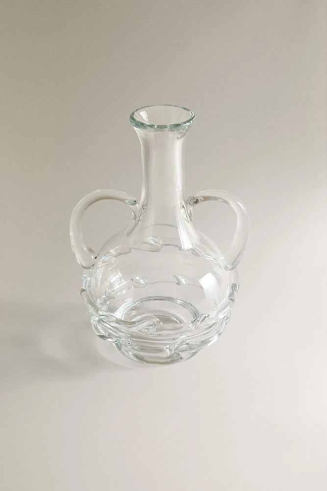 BLOWN GLASS VASE