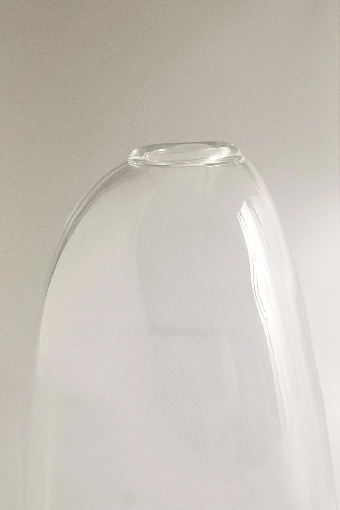 SMALL IRREGULAR GLASS VASE