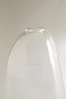 SMALL IRREGULAR GLASS VASE