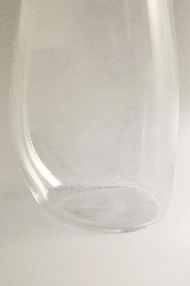 SMALL IRREGULAR GLASS VASE