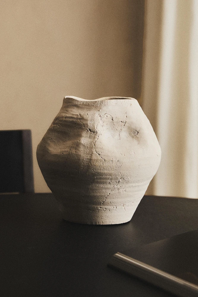 IRREGULAR CERAMIC VASE