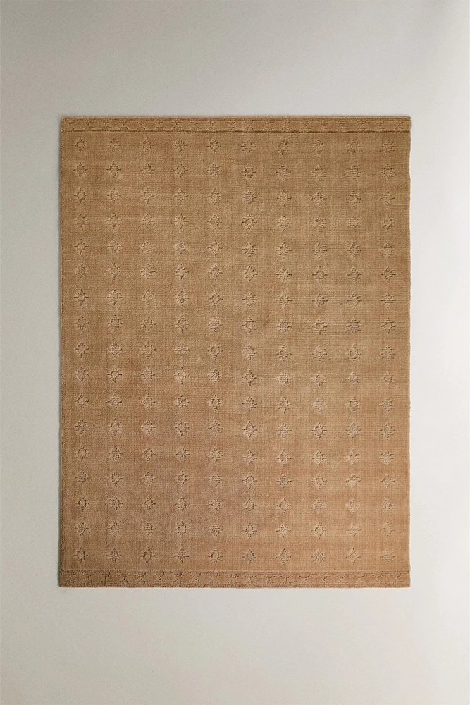 DIAMOND WOOL AREA RUG