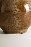 CERAMIC VASE WITH ROUNDED BASE