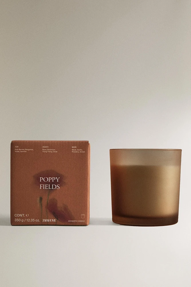 (350 G) POPPY FIELDS SCENTED CANDLE