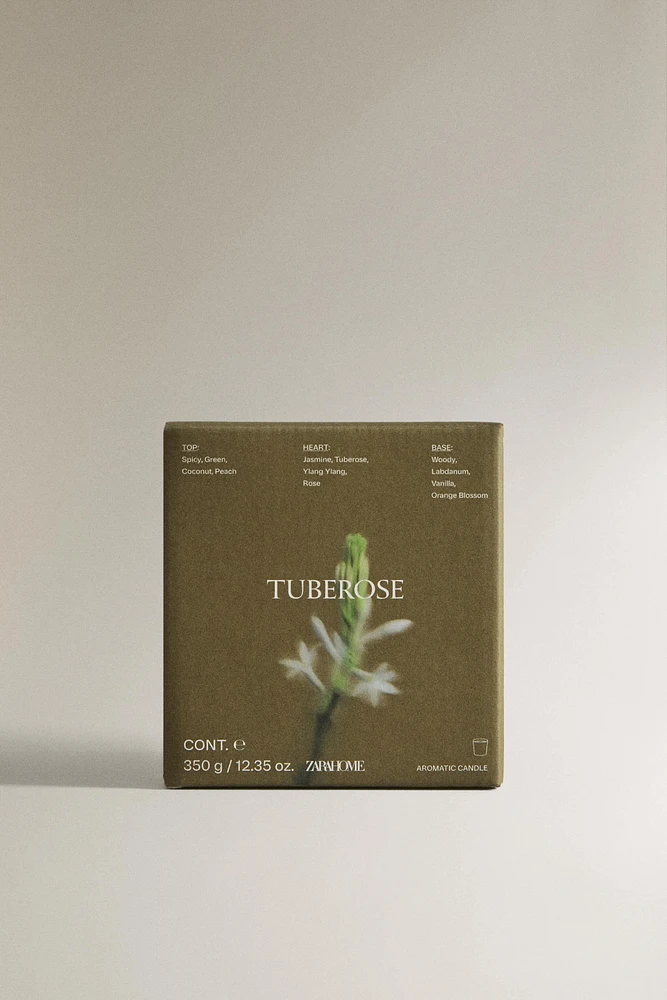 (350 G) TUBEROSE SCENTED CANDLE