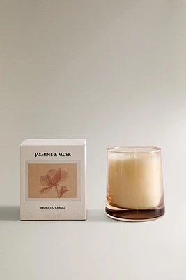 (200 G) BOUGIE PARFUMÉE JASMINE & MUSK